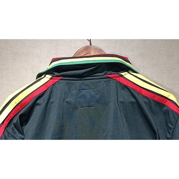 Futbol Track Jacket Mens Medium Black Full Zip Jamaica National Football Team - Picture 10 of 10